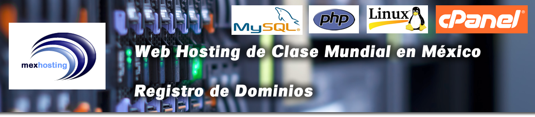 Web Hosting en México - Registro de Dominios .MX